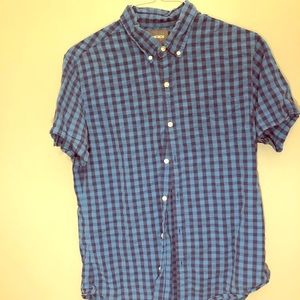 Casual Short Sleeve Button Down